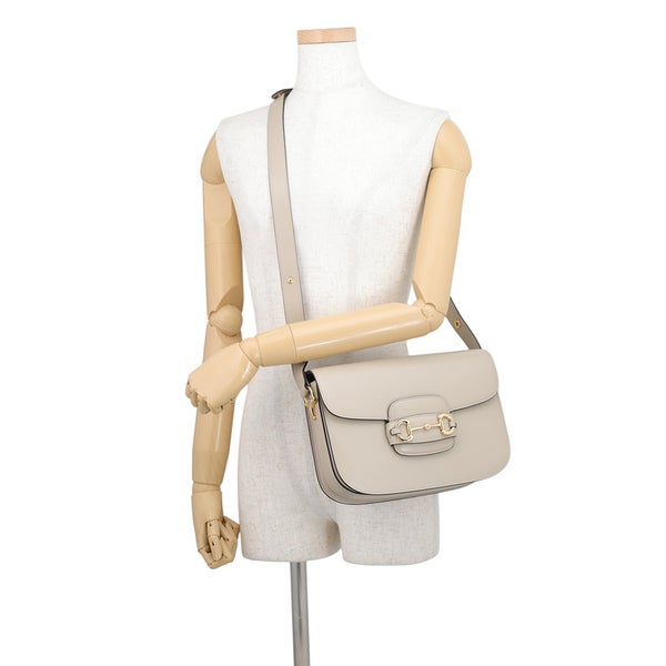 グッチ ショルダーバッグ ホースビット 1955 ミディアム レザー 602204 GUCCI