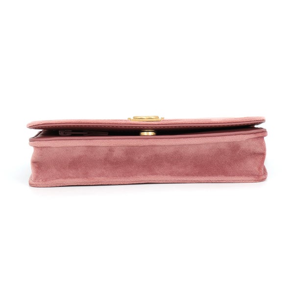 シャネル チェーンウォレット ボーイシャネル ベルベット CHANEL 財布