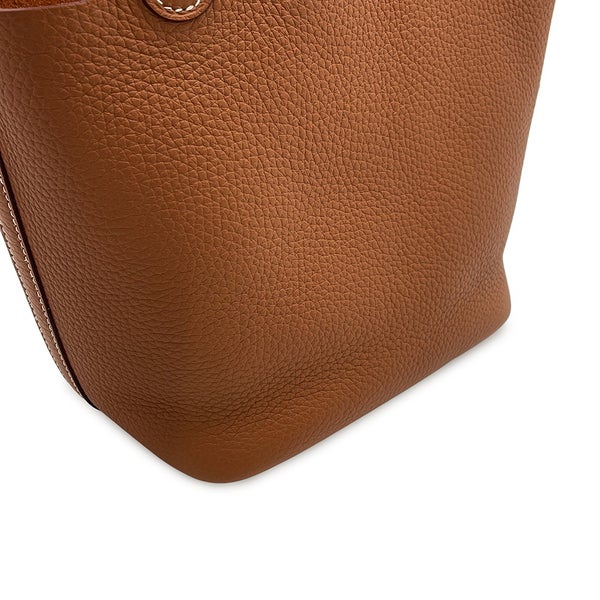 エルメス ハンドバッグ ピコタンロックPM ゴールド/ゴールド金具 トリヨンクレマンスG刻印 HERMES トートバッグ