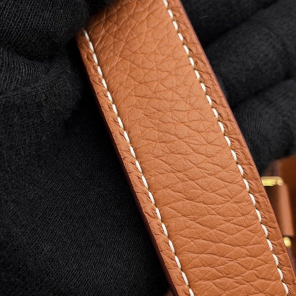 エルメス ハンドバッグ ピコタンロックPM ゴールド/ゴールド金具 トリヨンクレマンスG刻印 HERMES トートバッグ