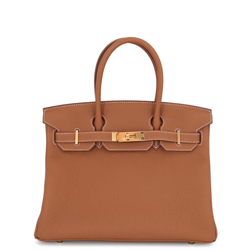 エルメス バーキン30 ゴールド/ゴールド金具 トゴ K刻印 HERMES Birkin ハンドバッグ