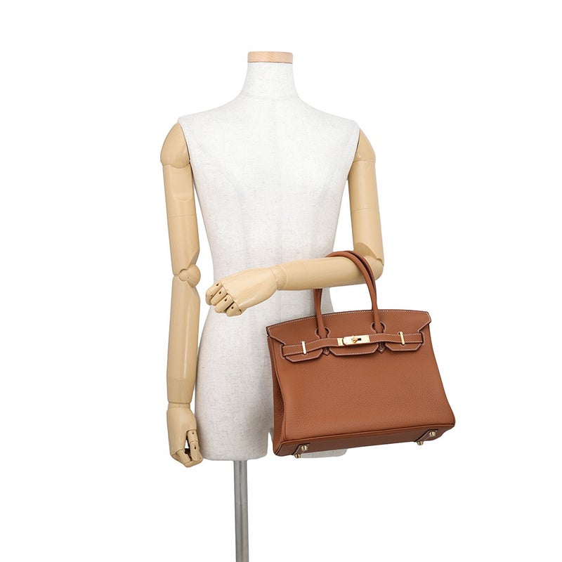 エルメス バーキン30 ゴールド/ゴールド金具 トゴ K刻印 HERMES Birkin ハンドバッグ