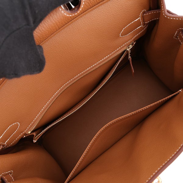 エルメス バーキン30 ゴールド/ゴールド金具 トゴ K刻印 HERMES Birkin ハンドバッグ