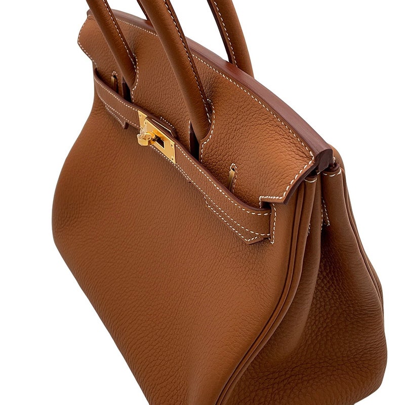 エルメス バーキン30 ゴールド/ゴールド金具 トゴ K刻印 HERMES Birkin ハンドバッグ