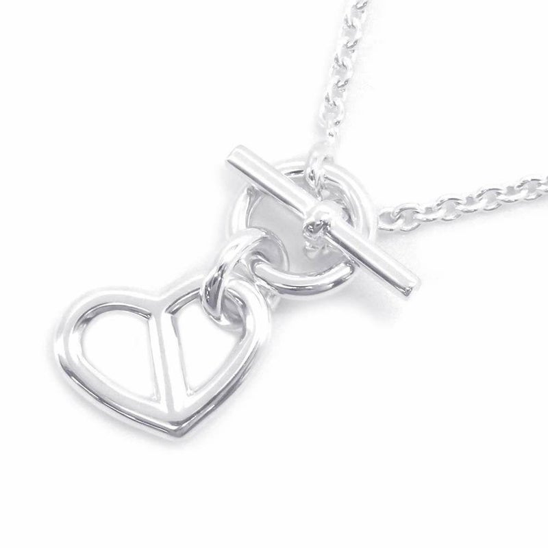 エルメス ネックレス アミュレット カシュクール SV925シルバー ジュエリー ペンダント ハートモチーフ