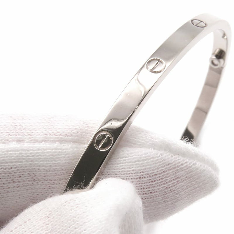 カルティエ ブレスレット ラブブレスSM スモールモデル K18WGホワイトゴールド サイズ17 B6047417 LOVEブレス