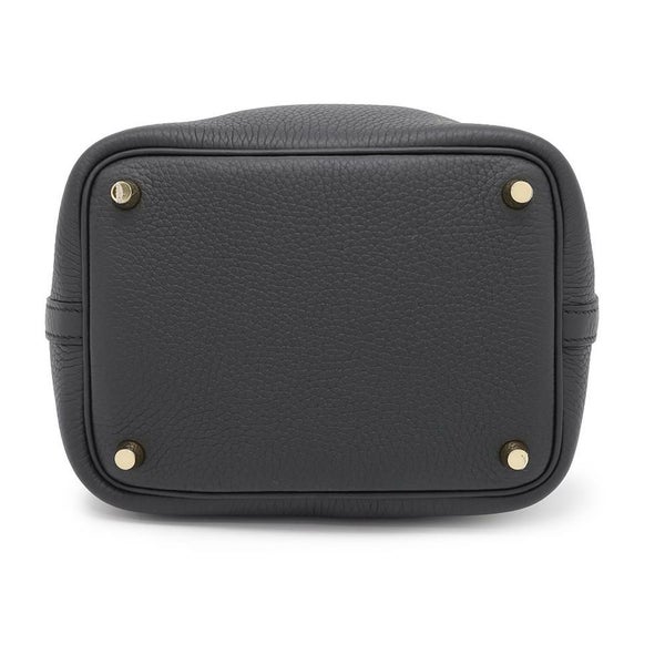 エルメス ハンドバッグ ピコタンロックPM ブラック/ゴールド金具 トリヨンクレマンス K刻印 HERMES 黒