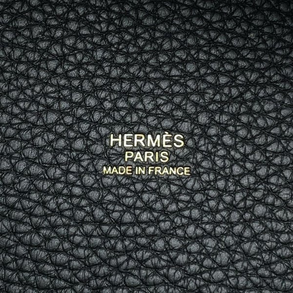 エルメス ハンドバッグ ピコタンロックPM ブラック/ゴールド金具 トリヨンクレマンス K刻印 HERMES 黒