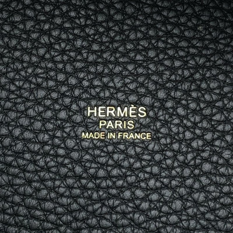 エルメス ハンドバッグ ピコタンロックPM ブラック/ゴールド金具 トリヨンクレマンス K刻印 HERMES 黒
