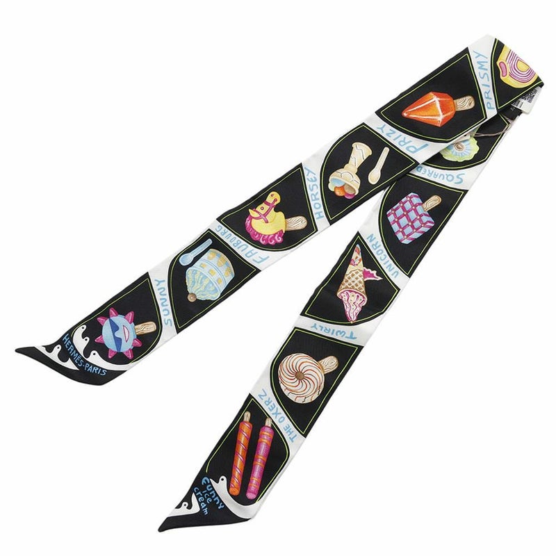 エルメス スカーフ ツイリー ファニー・アイスクリーム Funny Ice Cream HERMES 2024春夏