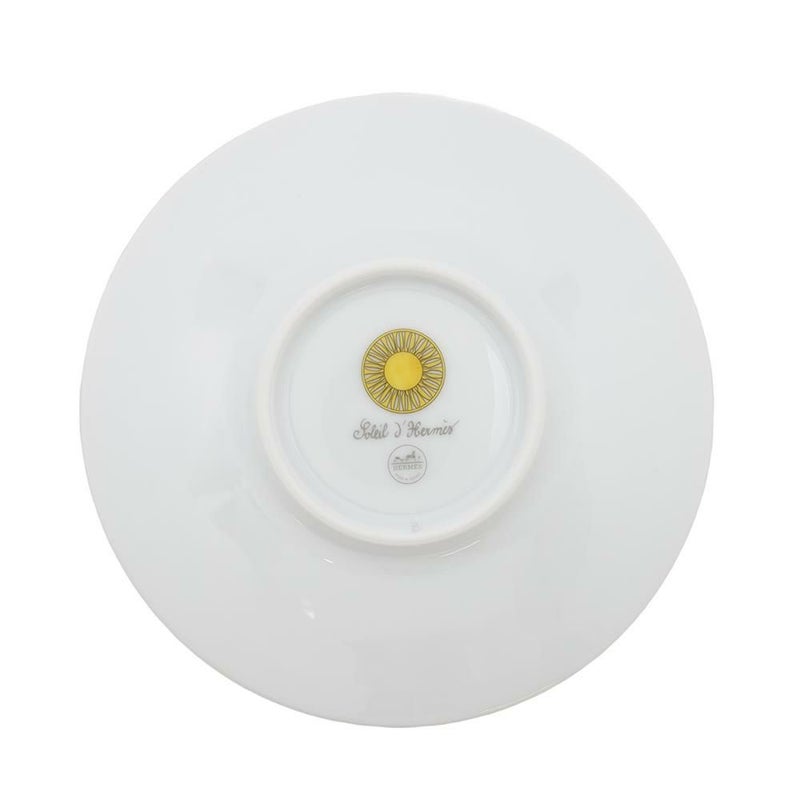 エルメス ティーカップ ソーサー ソレイユ・ドゥ・エルメス 2客セット HERMES 食器 ギフト ペア  白