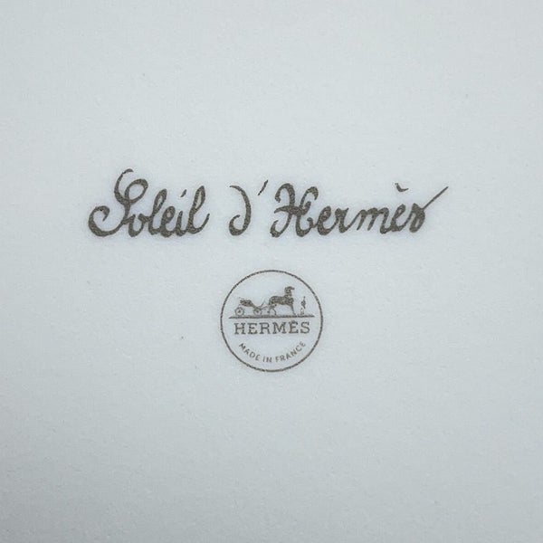 エルメス 長方形プレート ソレイユ・ドゥ・エルメス PM ポーセリン HERMES 食器 ギフト 白