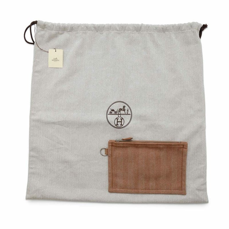 エルメス ハンドバッグ ヴァルパライソPM ゴールド/シルバー金具 トワルシェブロン □K刻印 HERMES