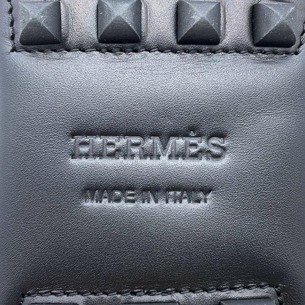 エルメス モカシン アーヴィング Irving レザー メンズサイズ41.5 HERMES 靴 黒