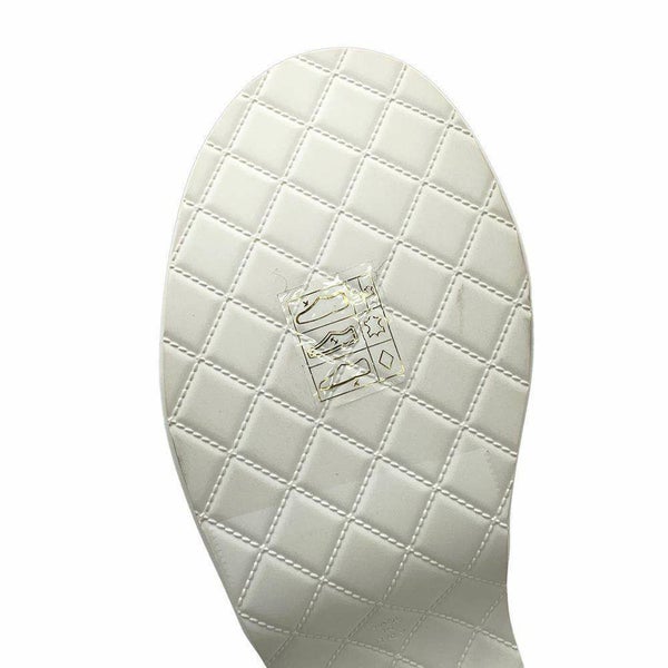 シャネル サンダル ココマーク 厚底 ウェッジソール スパンコール ツイード レディースサイズ36C G45621 CHANEL 靴 黒 白