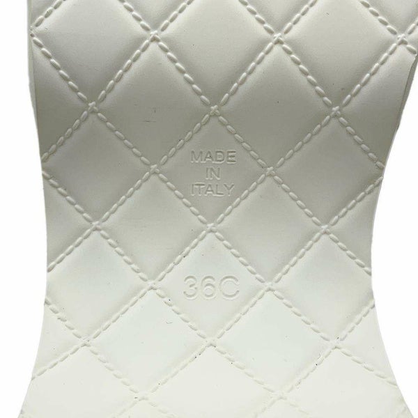 シャネル サンダル ココマーク 厚底 ウェッジソール スパンコール ツイード レディースサイズ36C G45621 CHANEL 靴 黒 白