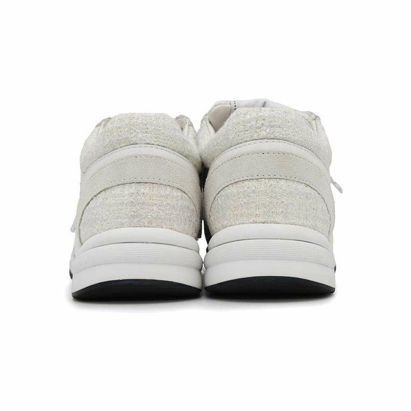 シャネル スニーカー ココマーク ツイード レディースサイズ37 G38299 CHANEL 靴 白