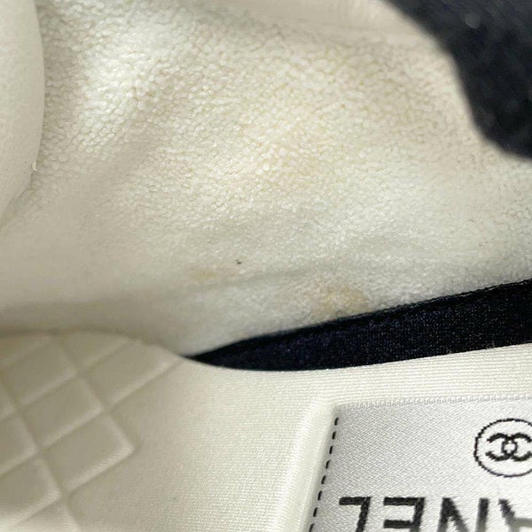 シャネル スニーカー ココマーク ツイード レディースサイズ37 G38299 CHANEL 靴 白