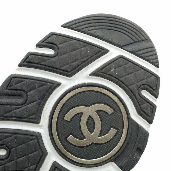 シャネル スニーカー ココマーク ツイード レディースサイズ37 G38299 CHANEL 靴 白