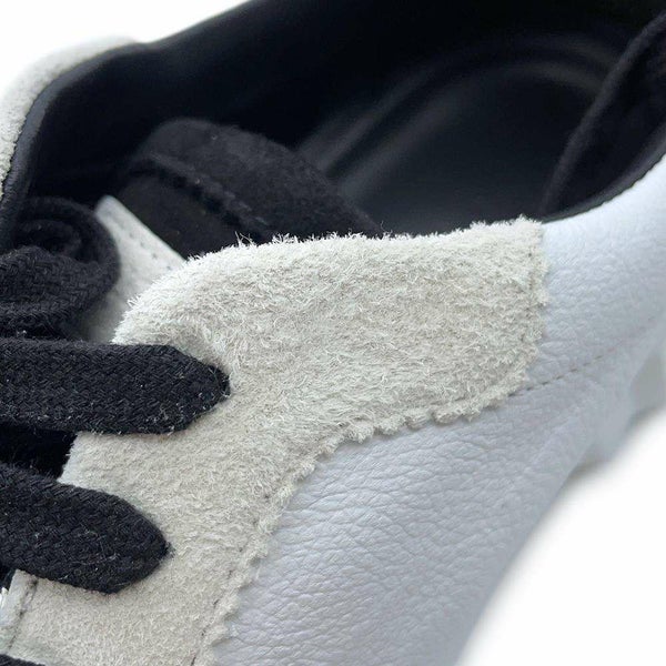 エルメス スニーカー バウンシング レザー レディースサイズ36.5 HERMES 靴 白 黒