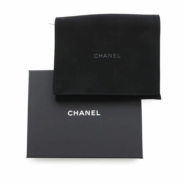 シャネル コインケース マトラッセ ココマーク キャビアスキン L字ファスナー AP3999 財布 カードケース 黒