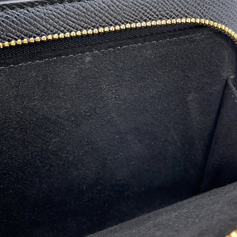 クリスチャン・ディオール ショルダーバッグ カロ ダブルポーチ レザー S7431UBAE Christian Dior 黒