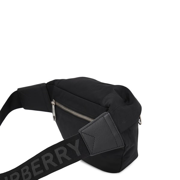 バーバリー ボディバッグ ロゴ ソニー ナイロン レザー 8049095 BURBERRY ベルトバッグ ウエストバッグ 黒