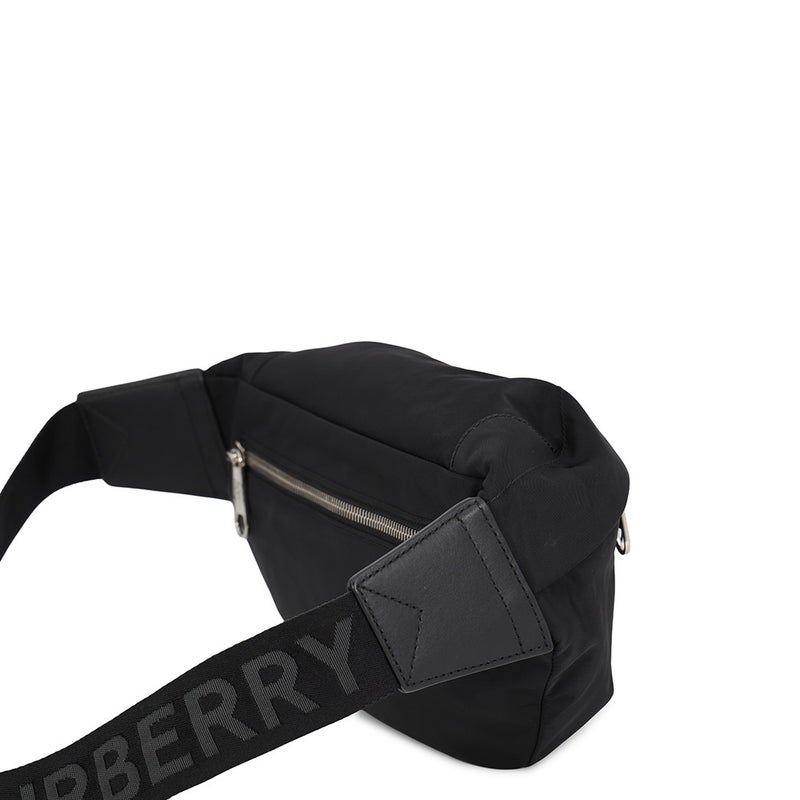 バーバリー ボディバッグ ロゴ ソニー ナイロン レザー 8049095 BURBERRY ベルトバッグ ウエストバッグ 黒