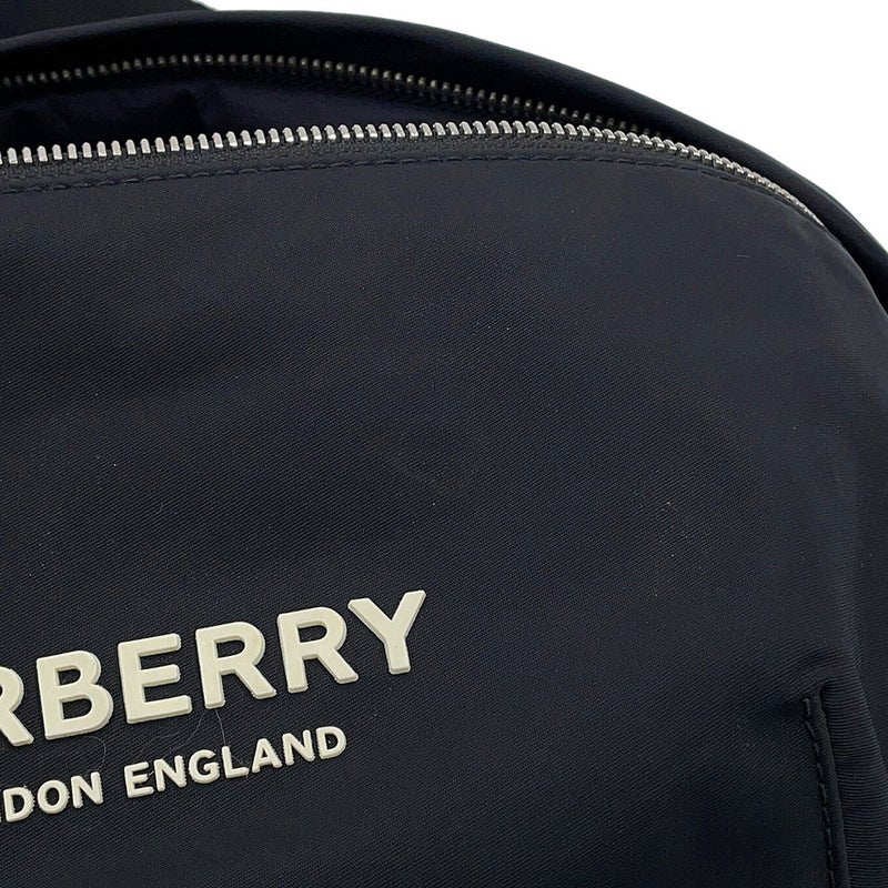バーバリー ボディバッグ ロゴ ソニー ナイロン レザー 8049095 BURBERRY ベルトバッグ ウエストバッグ 黒