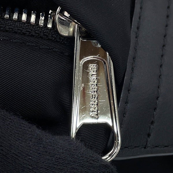 バーバリー ボディバッグ ロゴ ソニー ナイロン レザー 8049095 BURBERRY ベルトバッグ ウエストバッグ 黒