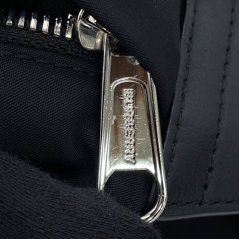 バーバリー ボディバッグ ロゴ ソニー ナイロン レザー 8049095 BURBERRY ベルトバッグ ウエストバッグ 黒