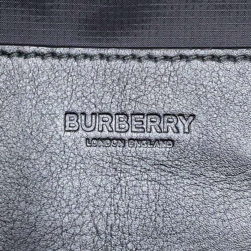 バーバリー ボディバッグ ロゴ ソニー ナイロン レザー 8049095 BURBERRY ベルトバッグ ウエストバッグ 黒