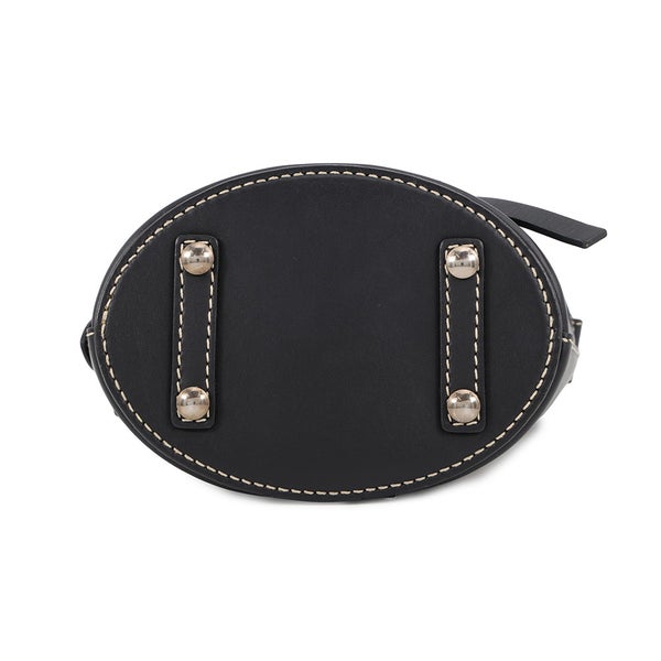 バーバリー ショルダーバッグ ノバチェック バケットバッグ レザー 4078584 BURBERRY 黒