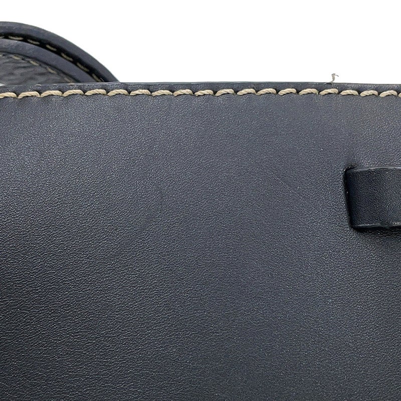 バーバリー ショルダーバッグ ノバチェック バケットバッグ レザー 4078584 BURBERRY 黒