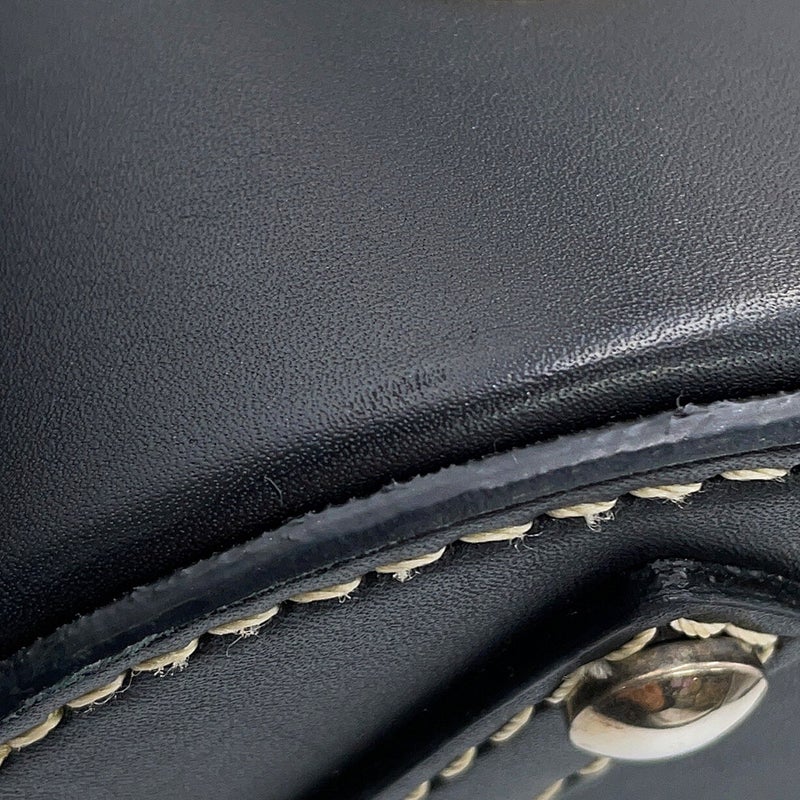 バーバリー ショルダーバッグ ノバチェック バケットバッグ レザー 4078584 BURBERRY 黒
