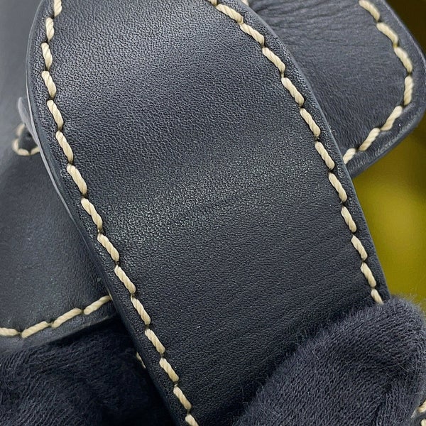 バーバリー ショルダーバッグ ノバチェック バケットバッグ レザー 4078584 BURBERRY 黒