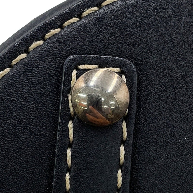 バーバリー ショルダーバッグ ノバチェック バケットバッグ レザー 4078584 BURBERRY 黒