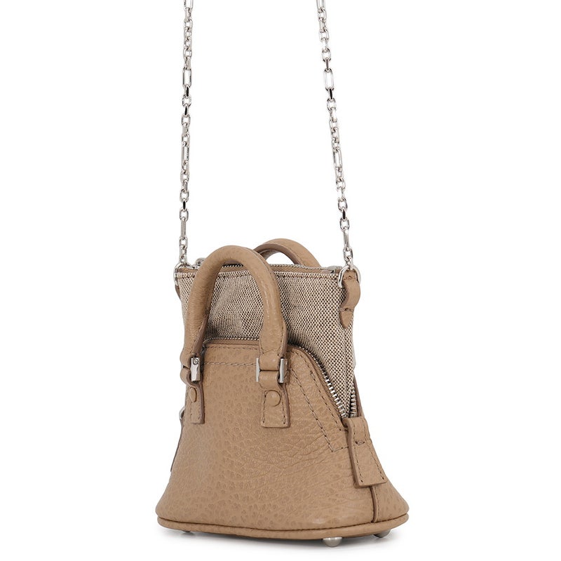 メゾンマルジェラ チェーンショルダーバッグ 5AC クラシック ベビー レザー キャンバス SB3WG0025 Maison Margiela