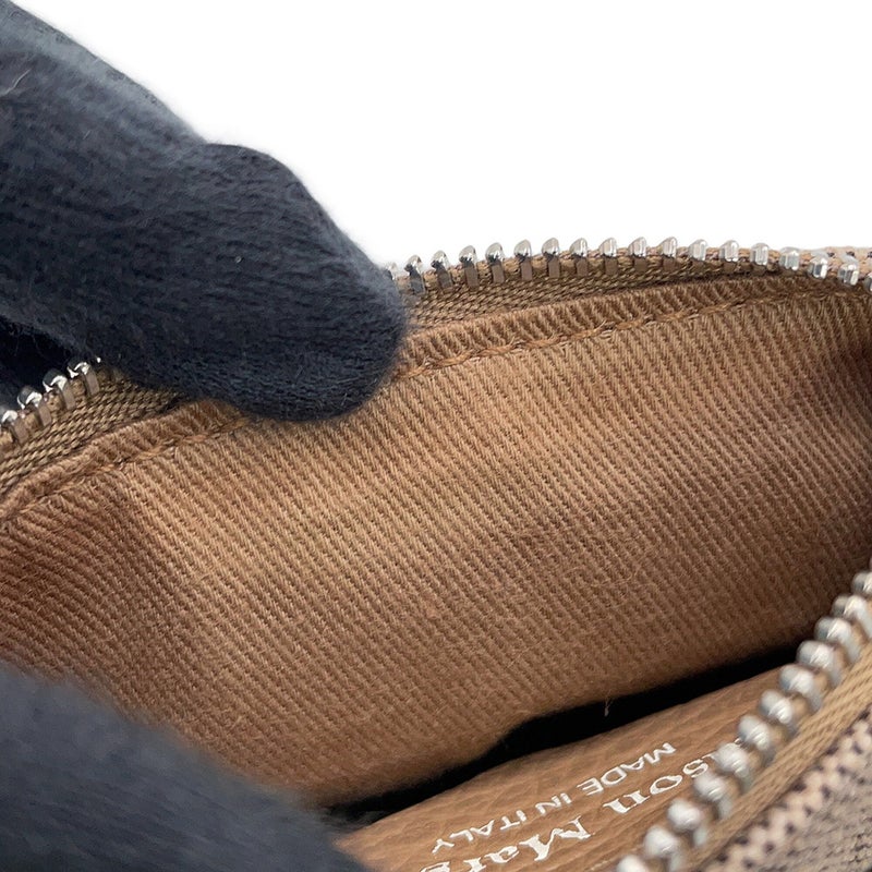 メゾンマルジェラ チェーンショルダーバッグ 5AC クラシック ベビー レザー キャンバス SB3WG0025 Maison Margiela