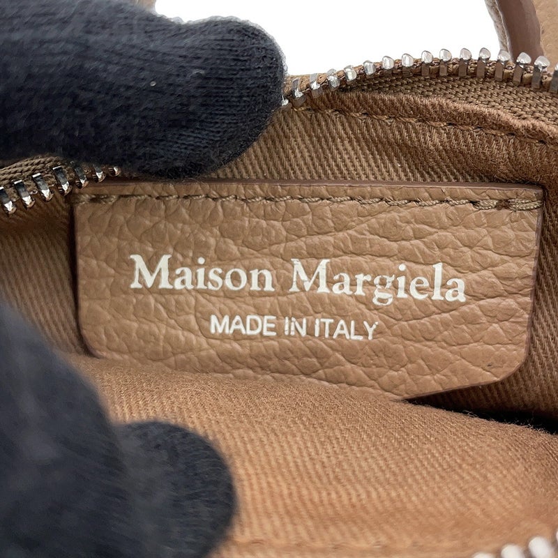 メゾンマルジェラ チェーンショルダーバッグ 5AC クラシック ベビー レザー キャンバス SB3WG0025 Maison Margiela
