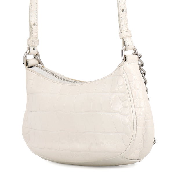 バレンシアガ ショルダーバッグ ルカゴール ミニ 型押しレザー 695814 BALENCIAGA 2way 白