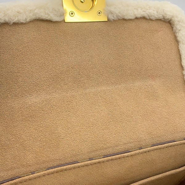 ルイヴィトン ハンドバッグ モノグラム/ムートン ロッキーBB M46318 LOUIS VUITTON 2wayショルダーバッグ