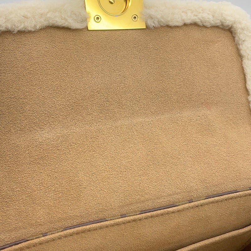 ルイヴィトン ハンドバッグ モノグラム/ムートン ロッキーBB M46318 LOUIS VUITTON 2wayショルダーバッグ