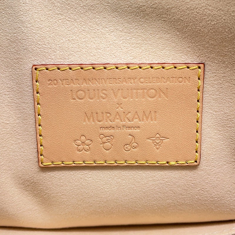 ルイヴィトン モノグラム・マルチカラー LV × TM スピーディ・バンドリエール 25 M13085 2way 白 ホワイト 村上隆 コラボ