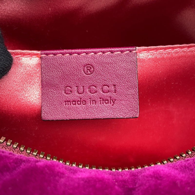 グッチ ショルダーバッグ GGマーモント キルティング スモール ベルベット 447632 GUCCI バッグ チェーンショルダー