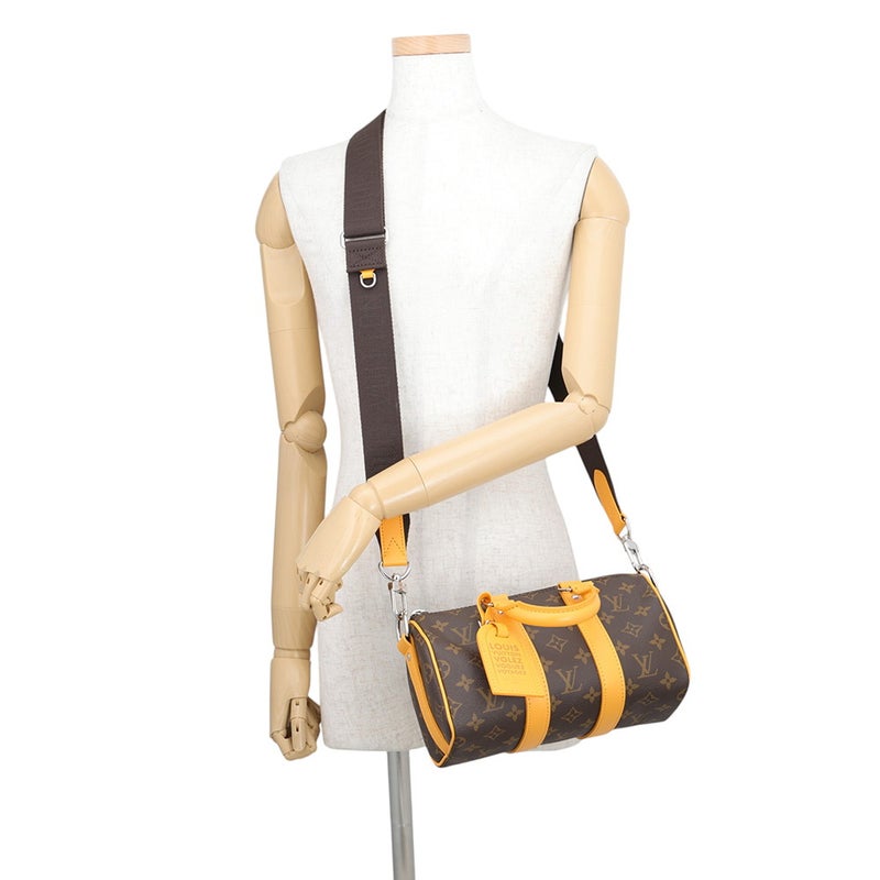 ルイヴィトン ハンドバッグ モノグラム・マカサー キーポル・バンドリエール 25 M12733 2way バッグ LV カラーマニア コレクション