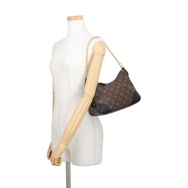 ルイヴィトン ショルダーバッグ モノグラム ブーローニュ PM M45831 LOUIS VUITTON 黒 ブラック