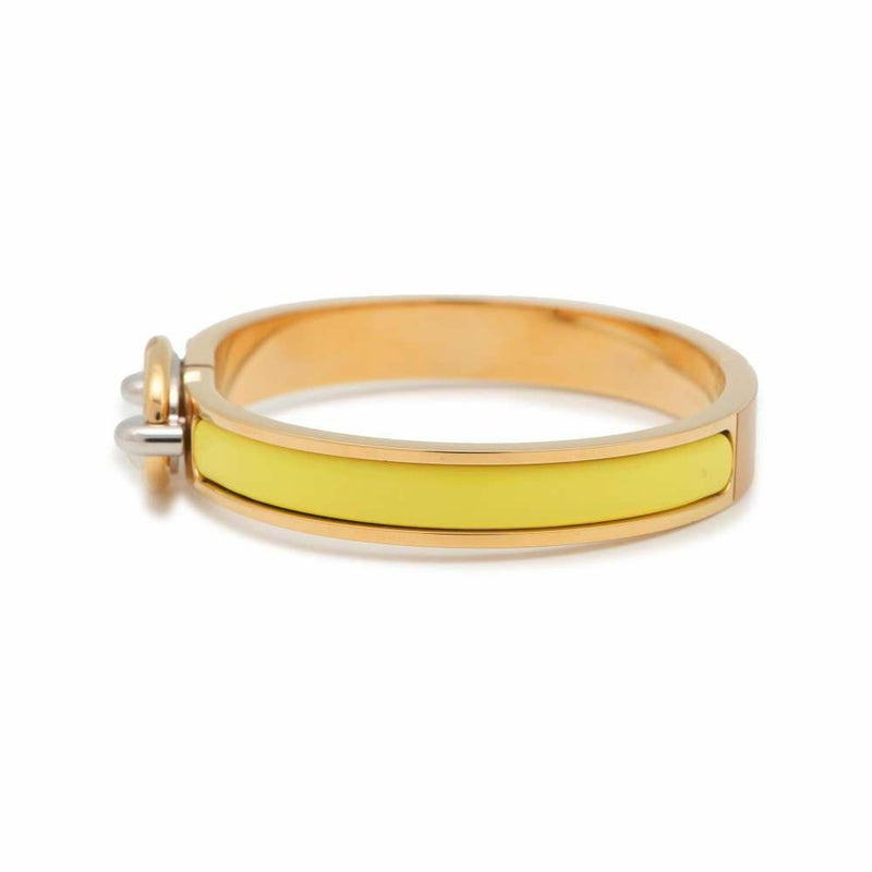 エルメス ブレスレット シェーヌダンクル ミニクリック PM ジョーヌテニス/ゴールド金具 HERMES