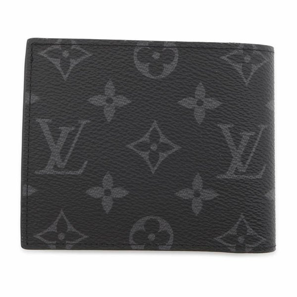 ルイヴィトン 二つ折り財布 モノグラム エクリプス ポルトフォイユ・マルコ NM M62545 LOUIS VUITTON メンズ 黒