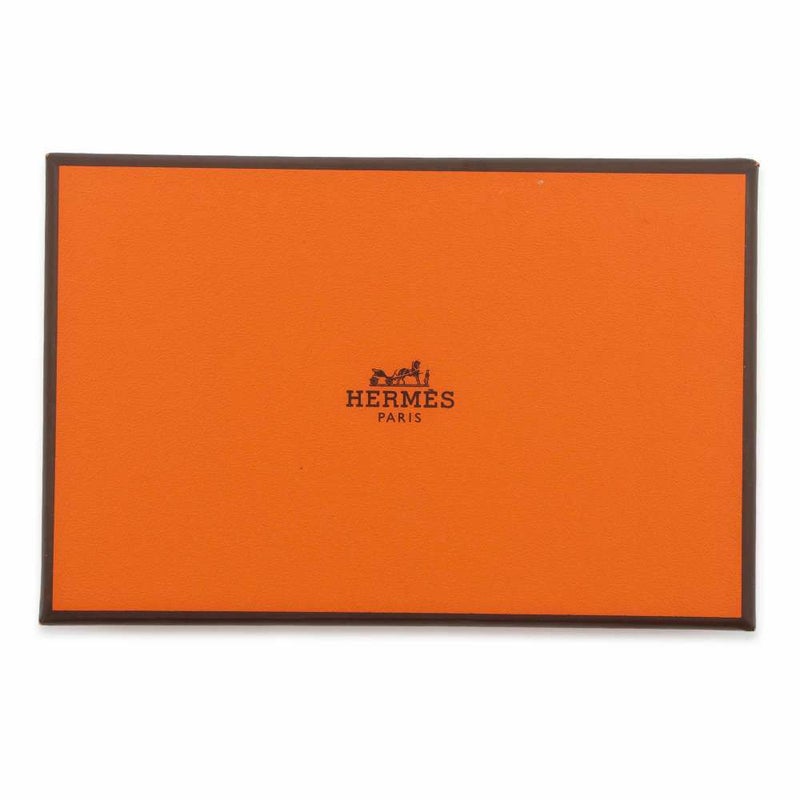 エルメス カードケース カルヴィ ゴールド ヴォーエプソン B刻印 HERMES 名刺入れ